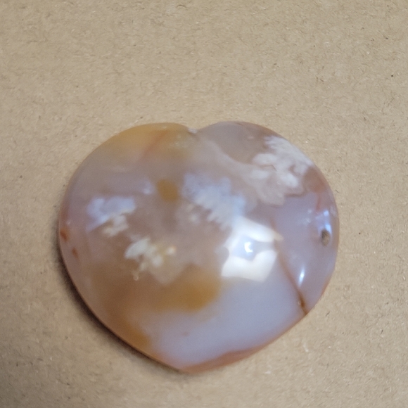 Other - Flower Agate Heart